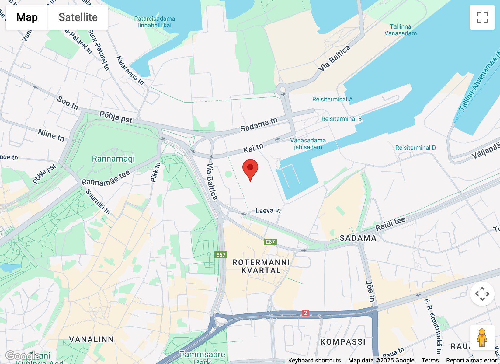 Kartenbild des Malwarebytes in Tallinn, Estland